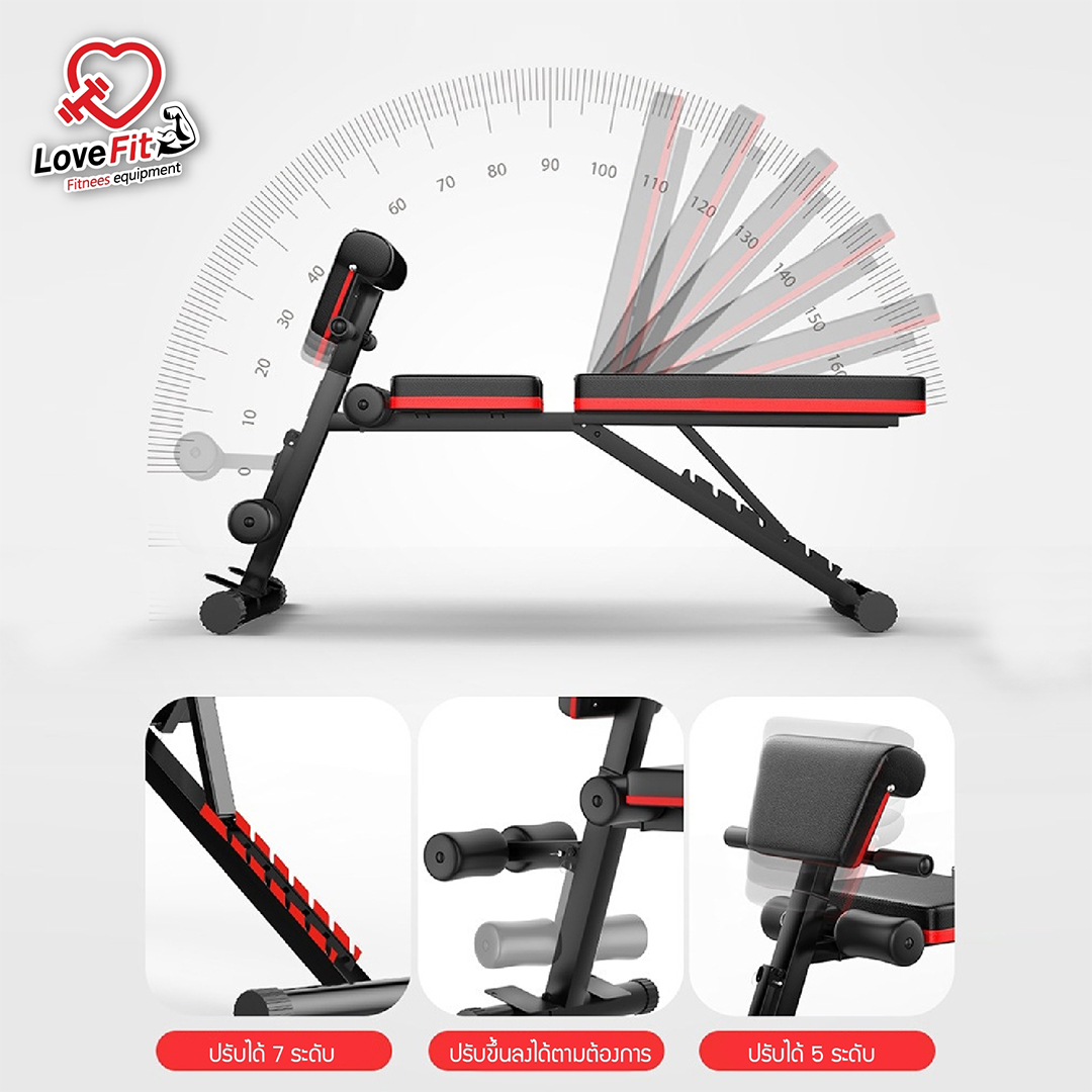 โปรโมชั่น ชุดดัมเบล Pro-Fit คู่ ม้านั่งออกกำลังกายC1