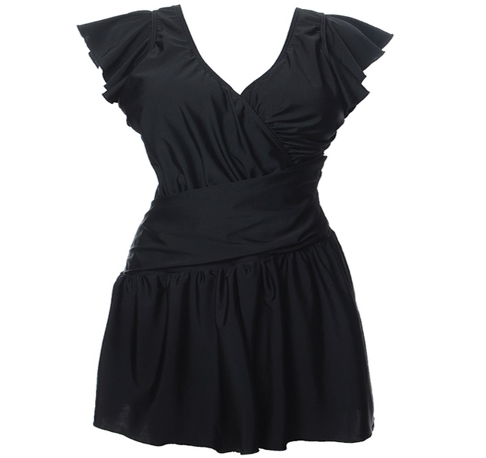 ชุดว่ายน้ำไซส์ใหญ่ พร้อมส่ง:ชุดว่ายน้ำคนอ้วนสีดำ แบบเก๋เรียบๆ กางเกงขาสั้นใส่ด้านในน่ารักมากๆจ๊ะ:รอบอก46-56นิ้ว เอว38-48นิ้ว สะโพก42-54นิ้วจ้า