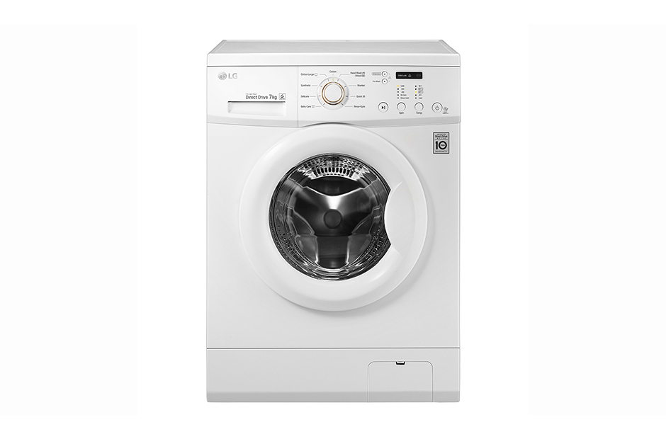 เครื่องซักผ้าฝาหน้าระบบ 6 Motion Direct Drive ความจุ ซัก 7 กก. F1207NMCW