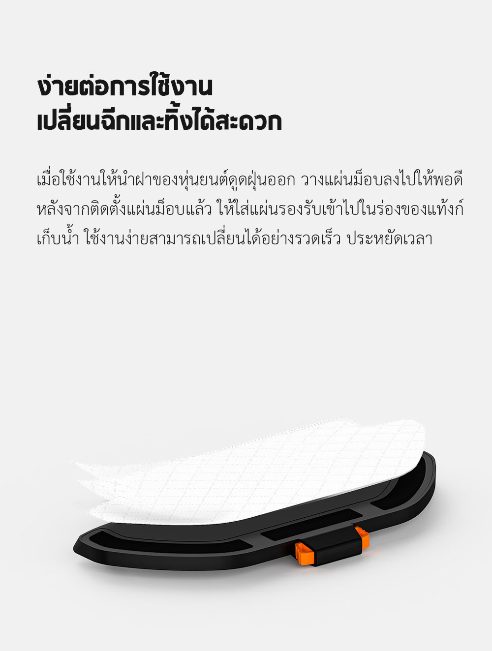 Xiaomi Robot Vacuum-Mop P Accessories - อุปกรณ์เสริมหุ่นยนต์ดูดฝุ่นเสี่ยวหมี่ P (STYJ02M)