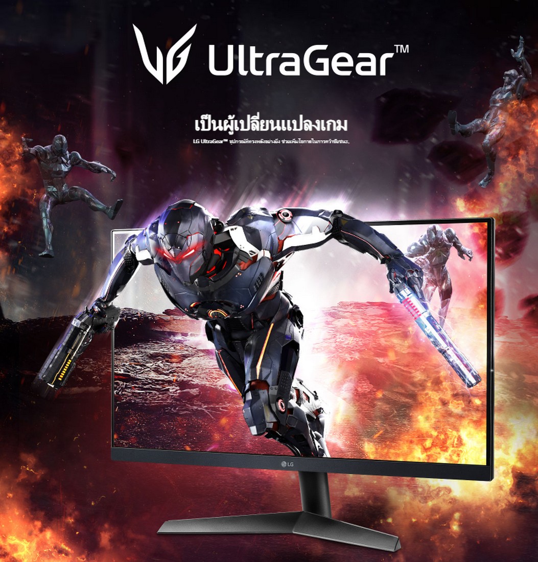 [ผ่อน0%] LG Monitor 24" UltraGear™ Full HD IPS 1ms (GtG) (ชลบุรี ส่งฟรี)