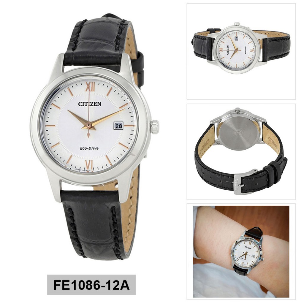 Citizen FE1086-12A นาฬิกาข้อมือผู้หญิง Eco-Drive Women's Watch