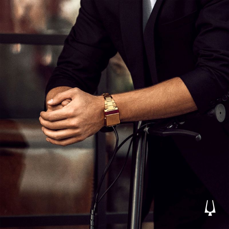 Bulova 97C110 นาฬิกาผู้ชาย Digital Quartz Men's Watch