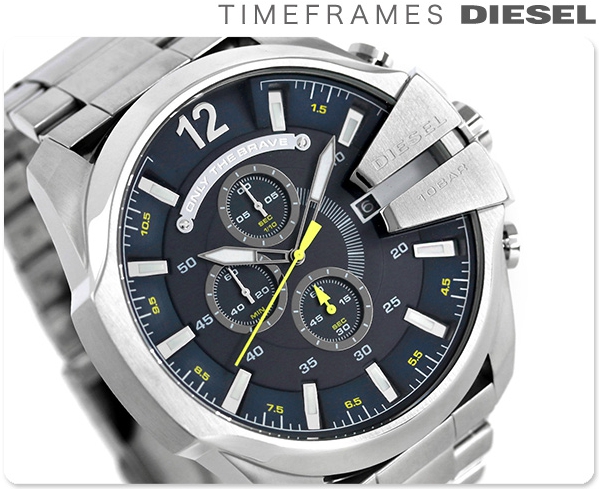 Diesel DZ4465 นาฬิกาผู้ชาย Diesel รุ่น DZ4465, Mega Chief Chronograph Men's Watch