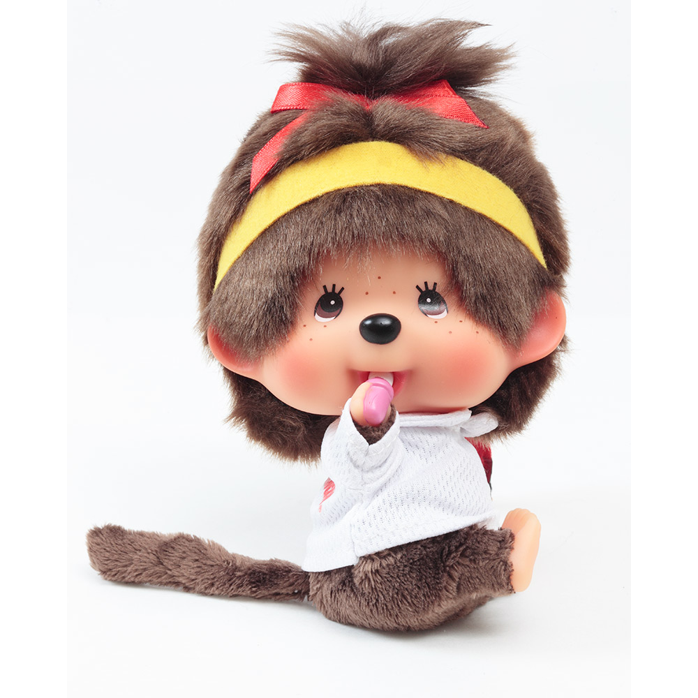 [PRE-ORDER] ตุ๊กตา ม่อนชิชิ นักเทนนิส Size 13 cm ม่อนชิชิจัง Monchhichi Let's Sports Tennis นำเข้าจากญี่ปุ่น レッツ！スポーツモンチッチ テニス 女の子