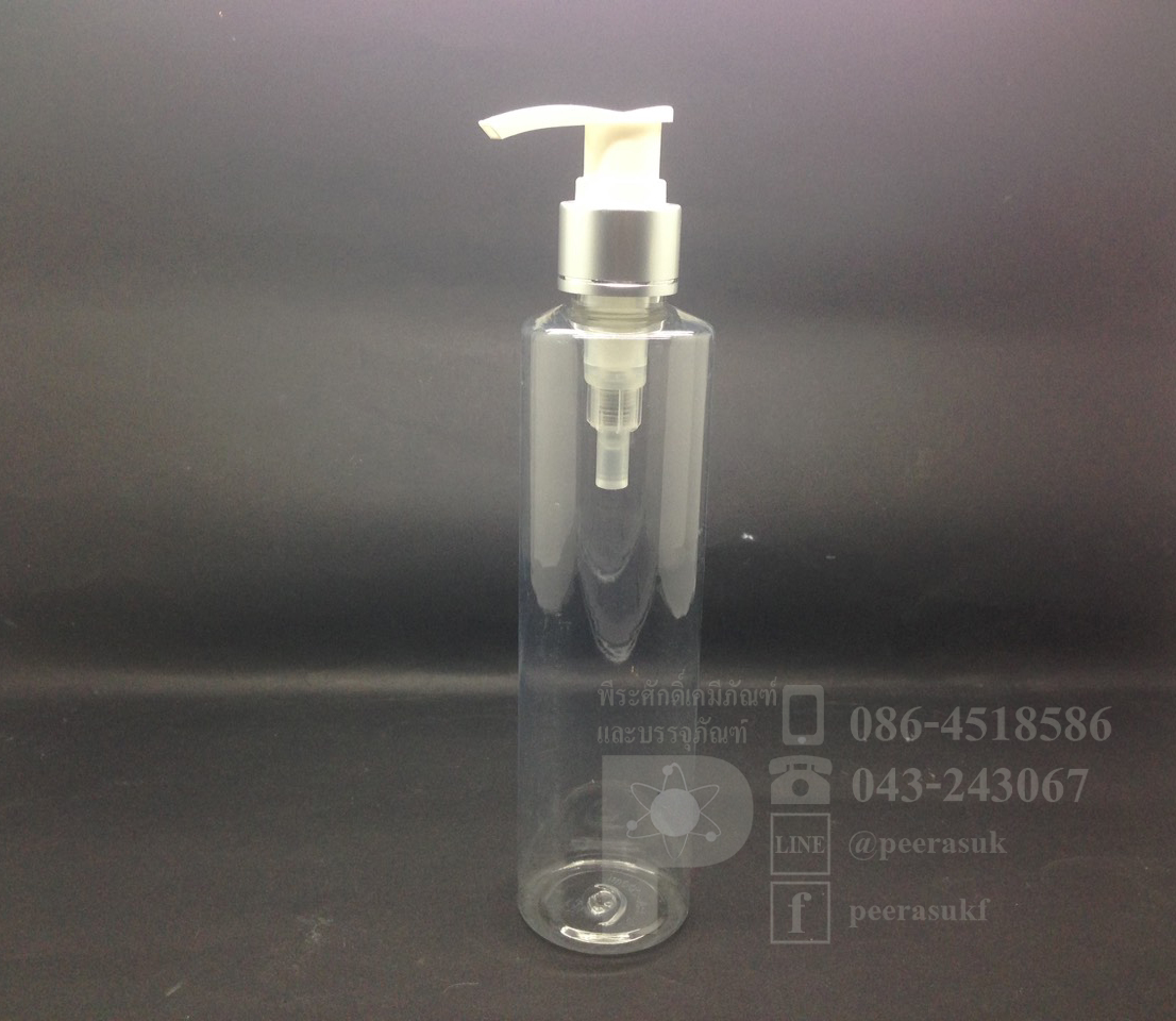SA250 ml ใส+ปั้มเงิน แพคละ 10 ชิ้น