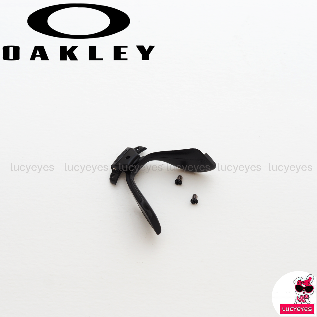 แป้นจมูกแว่น OAKLEY OX3220, CROSSLINK FLOAT EX, OX3128, CROSSLINK SWITCH สีดำ+น๊อต