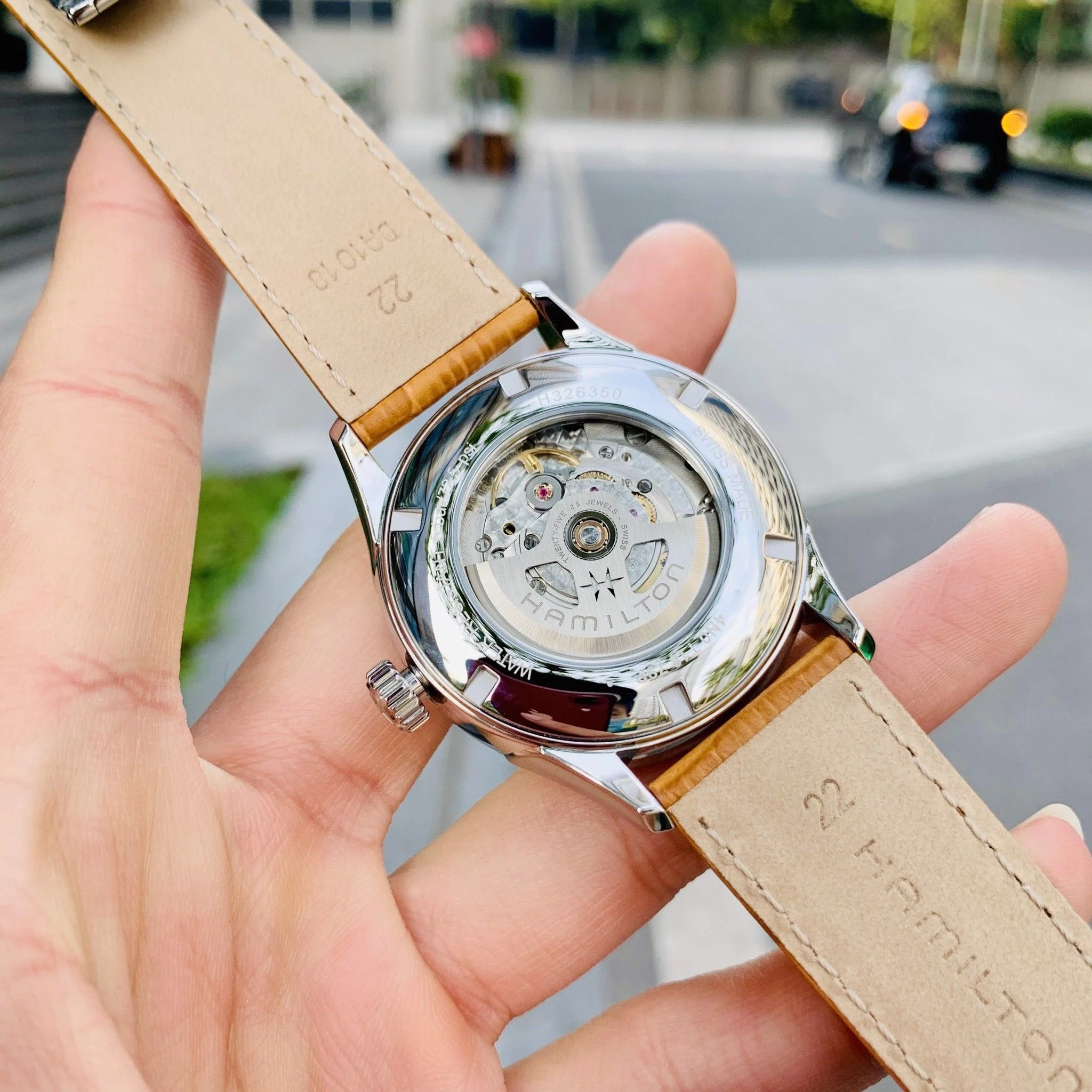 Hamilton H32635511 นาฬิกาผู้ชาย JAZZMASTER POWER RESERVE AUTO Men's Watch