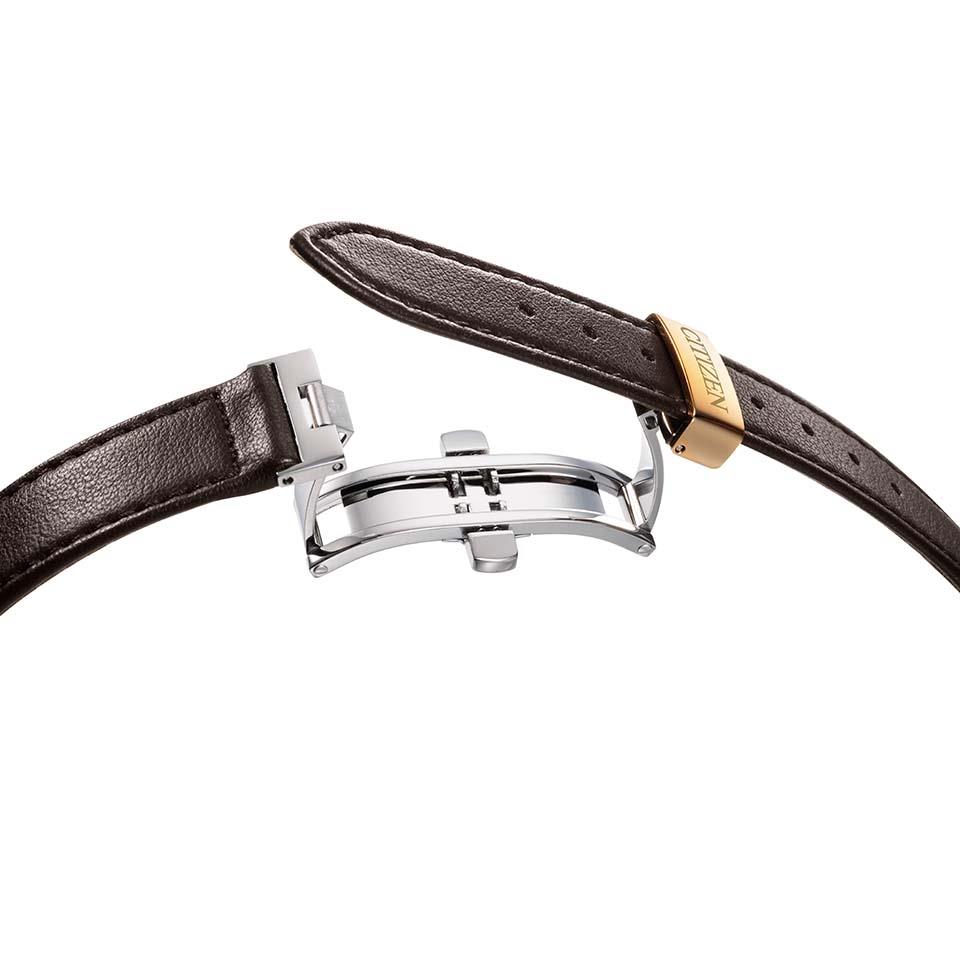 Citizen EM1163-09X นาฬิกาผู้หญิง Citizen l ROUND Collection Eco-Drive Women's Watch