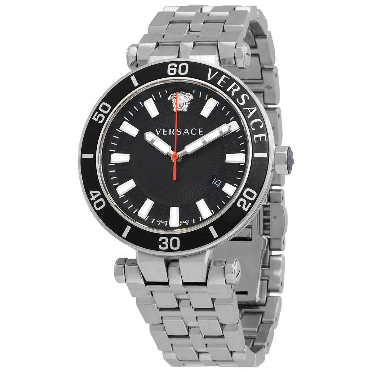 Versace VEZ300321 นาฬิกาผู้ชาย Greca Quartz Men's Watch