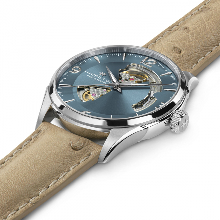 Hamilton H32705842 นาฬิกาผู้ชาย Jazzmaster Open Heart Automatic Men's Watch