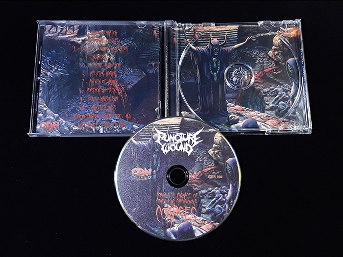 PUNCTURE WOUND 'Complete Carnage of Coagulating Cacophonous Corpses' CD