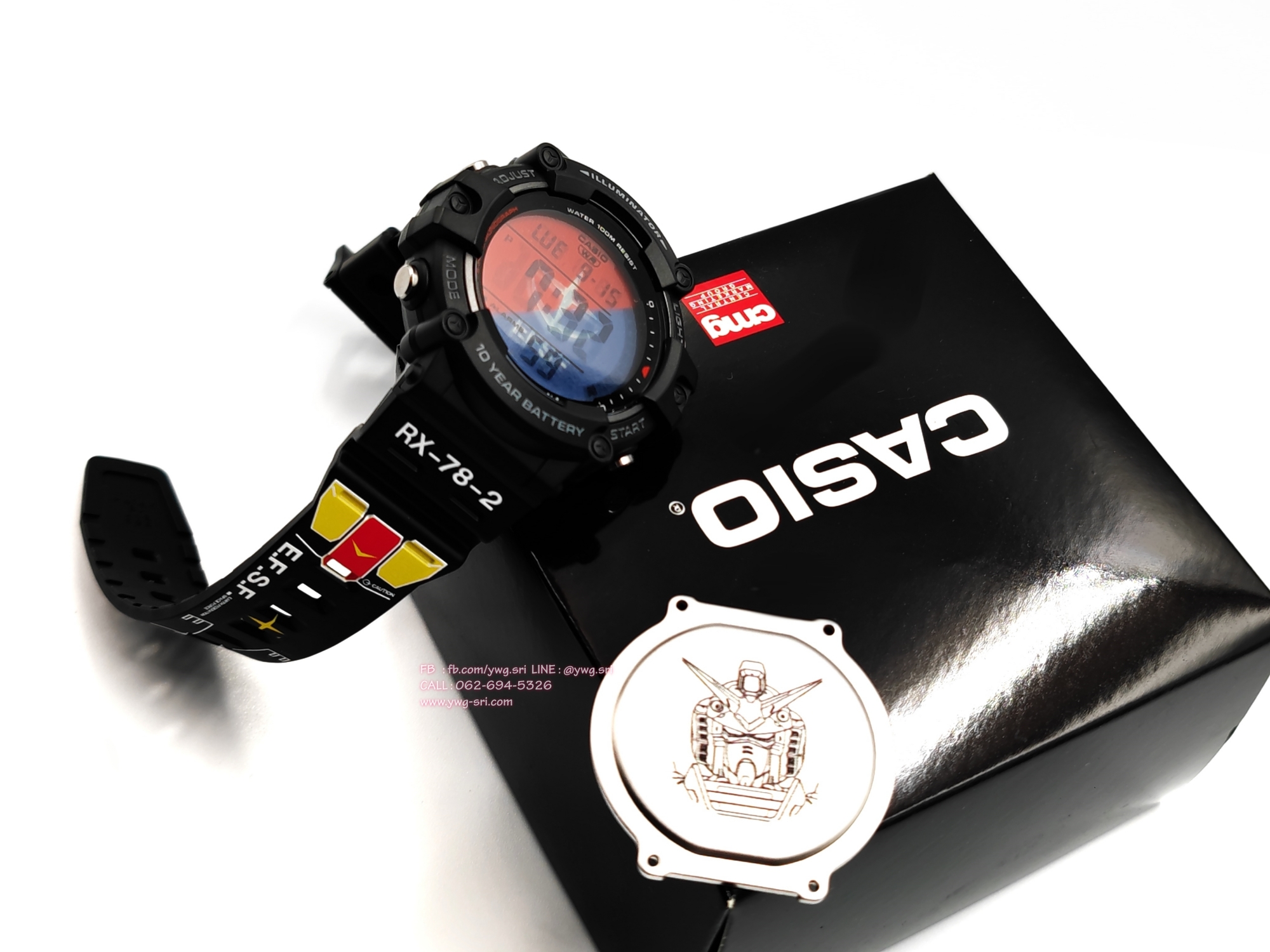 CASIO CUSTOM RX-78-2 Gundam (AE-1500WH) แบบ2