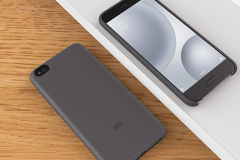 เคส Xiaomi Mi 5C Silicone Protective Case - สีแดง (ของแท้)