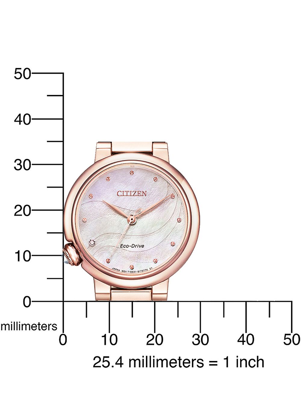Citizen EM0912-84Y นาฬิกาผู้หญิง Eco-Drive Women's Watch
