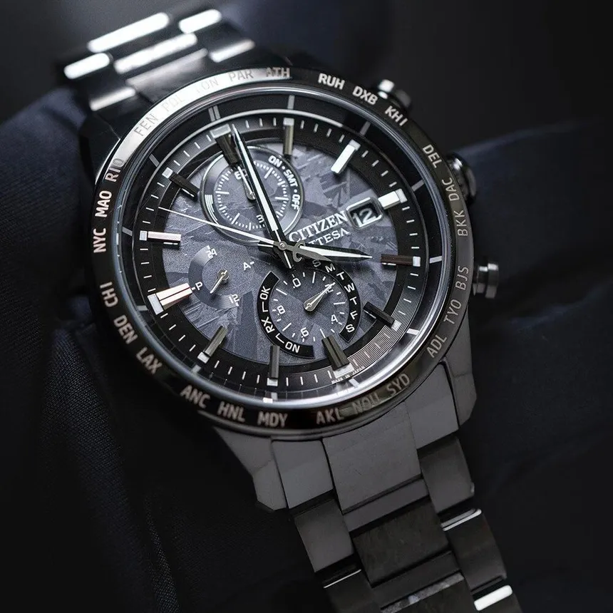 Citizen AT8287-62E นาฬิกาผู้ชาย ATTESA HAKUTO-R Radio Controlled Titanium Eco-Drive Men's Watch Limited 2900 Pcs
