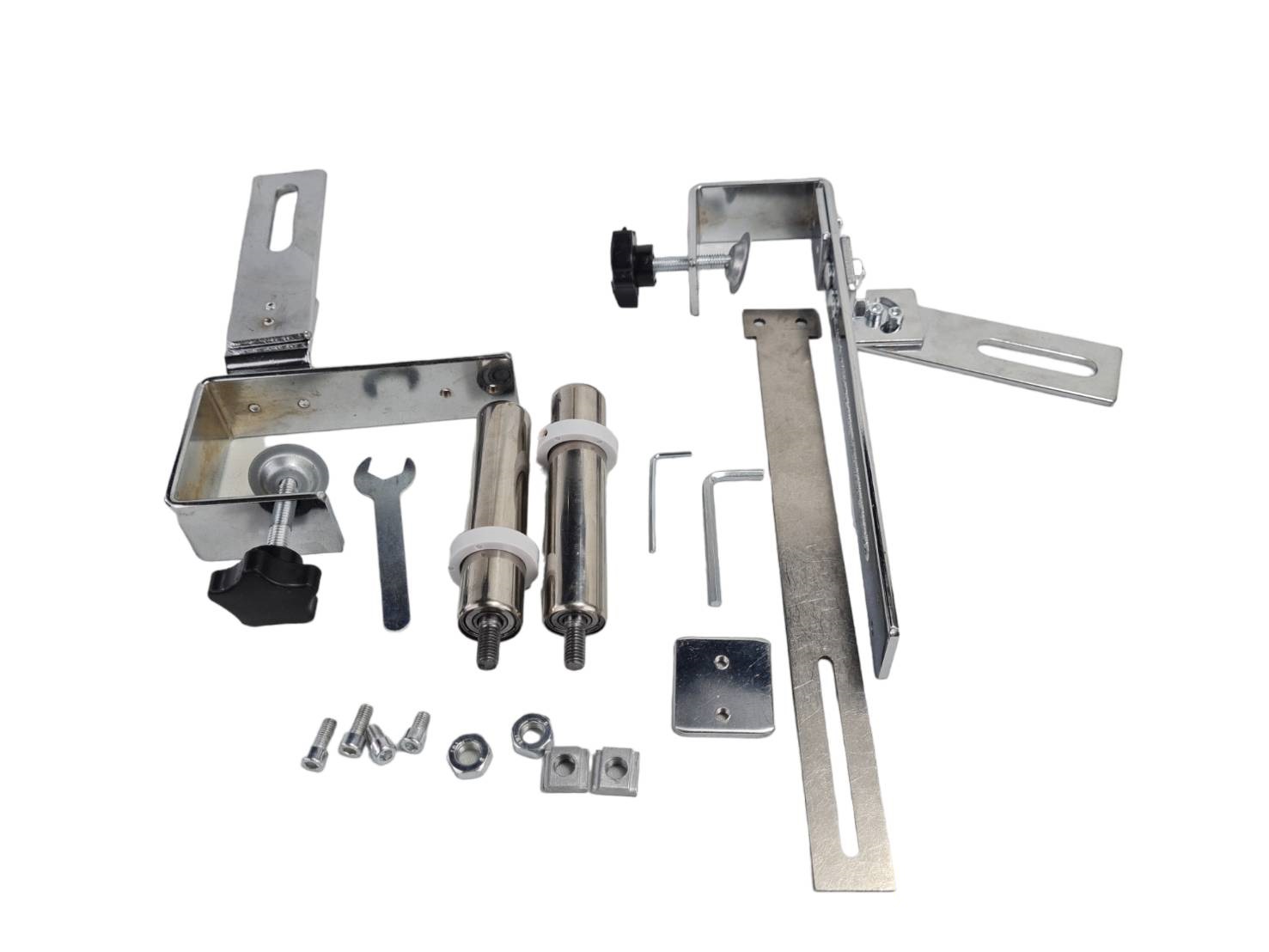 ตัวถ่างยางจักรเย็บอุตสาหกรรมเข็มเดี่ยว สำหรับดึงยางและถ่างยางเอวกางเกงสามารถปรับขนาดได้ใช้งานง่ายติดตั้งเองได้