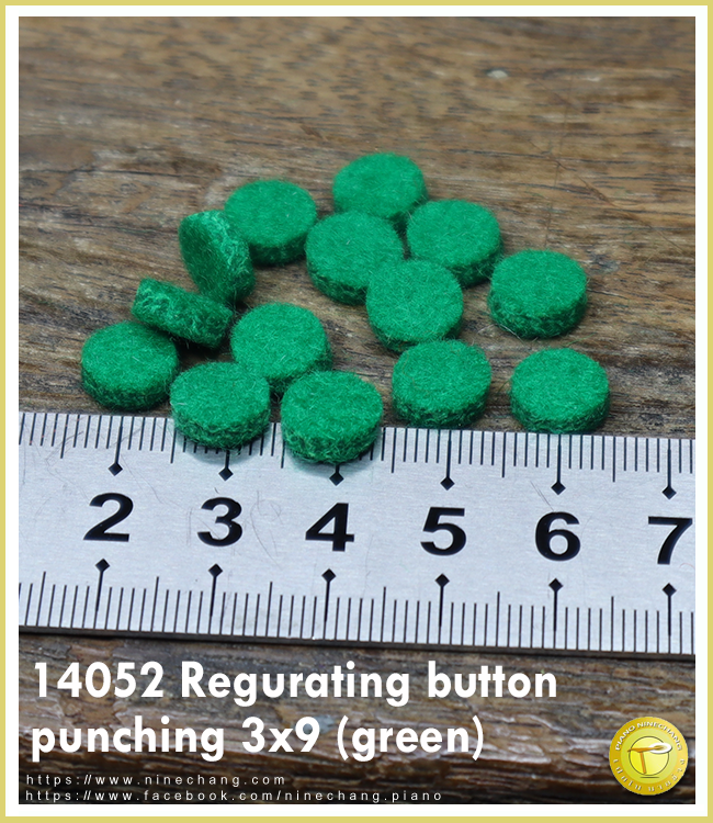 14052 Regurating button punching 3x9 (green)