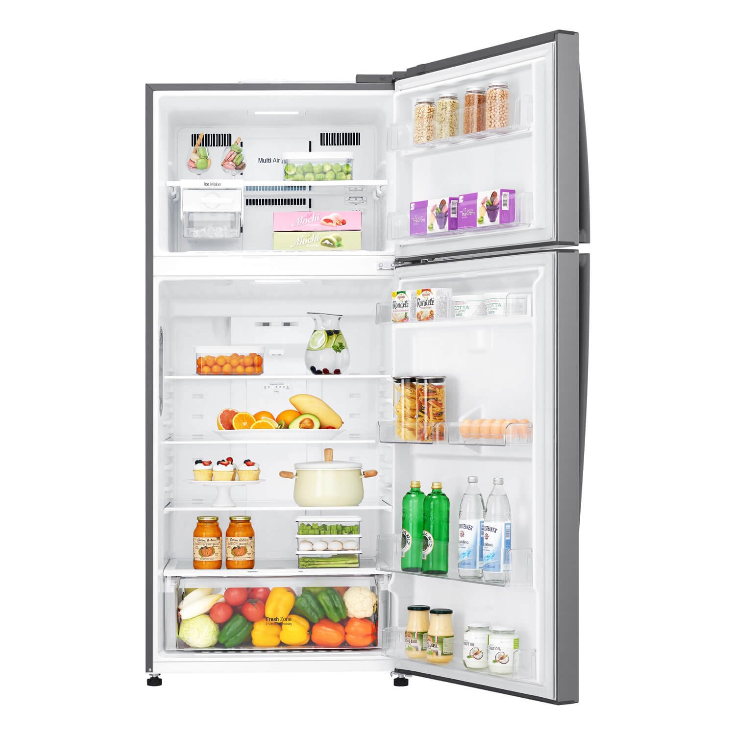 LG ตู้เย็น 2 ประตู รุ่น GN-C602HLCU ขนาด 17.4 คิว ระบบ Inverter Linear Compressor