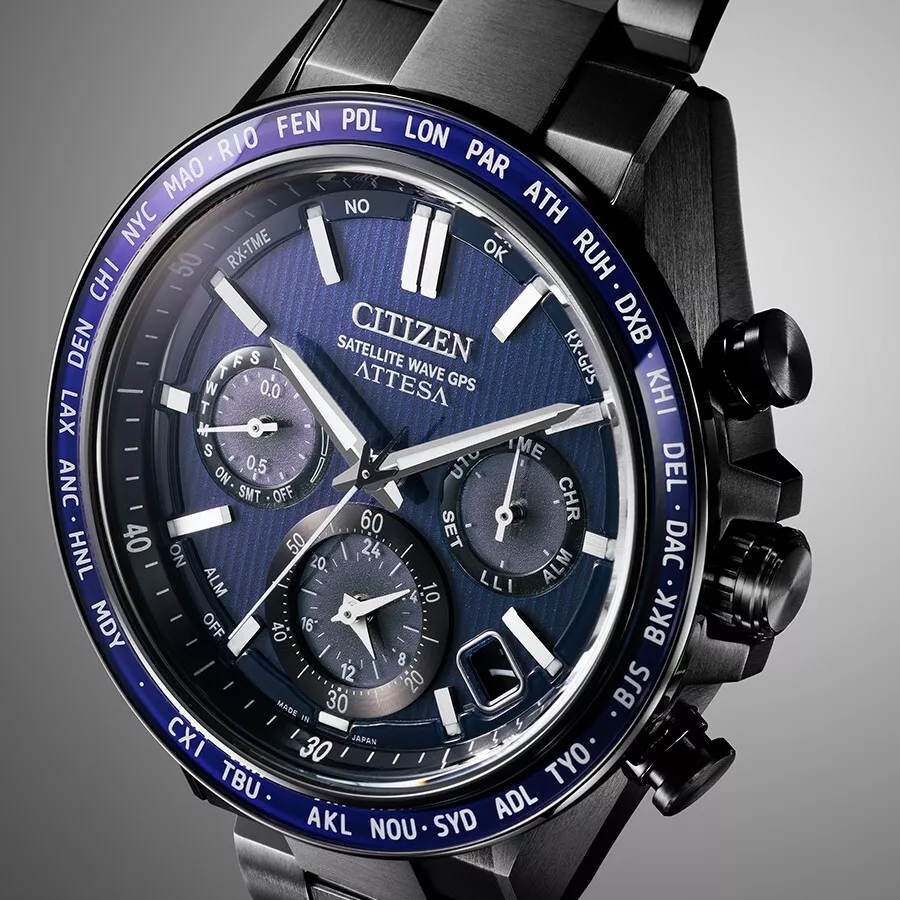 Citizen CC4059-64L นาฬิกาผู้ชาย Attesa Atomic Timekeeping Super Titanium™ Satellite GPS Men's Watch