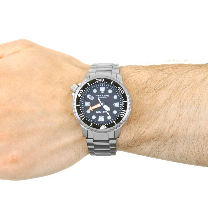 Citizen BN0150-61E นาฬิกาข้อมือผู้ชาย Eco-Drive Promaster Marine ISO Cert. Divers 200m Men's Watch