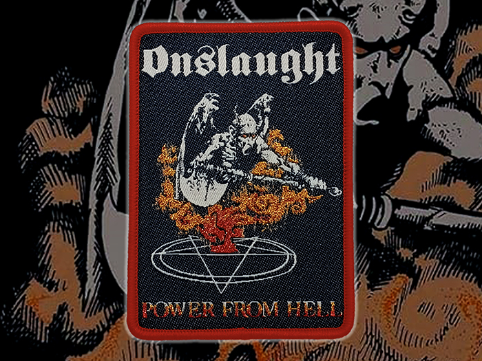ONSLAUGHT 'Power From Hell' Woven Patch