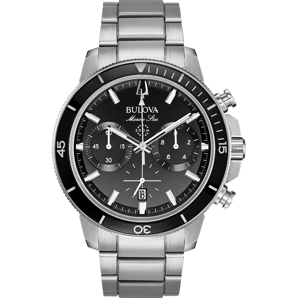 Bulova 96B272 นาฬิาผู้ชาย Marine Star Chronograph Men's Watch