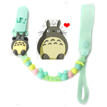 (ลายการ์ตูน) สายคล้องยางกัด ลายลูกปัดเบบี้ กันหล่น ยคล้องจุกหลอก (สายอย่างเดียว ไม่รวมสินค้า)