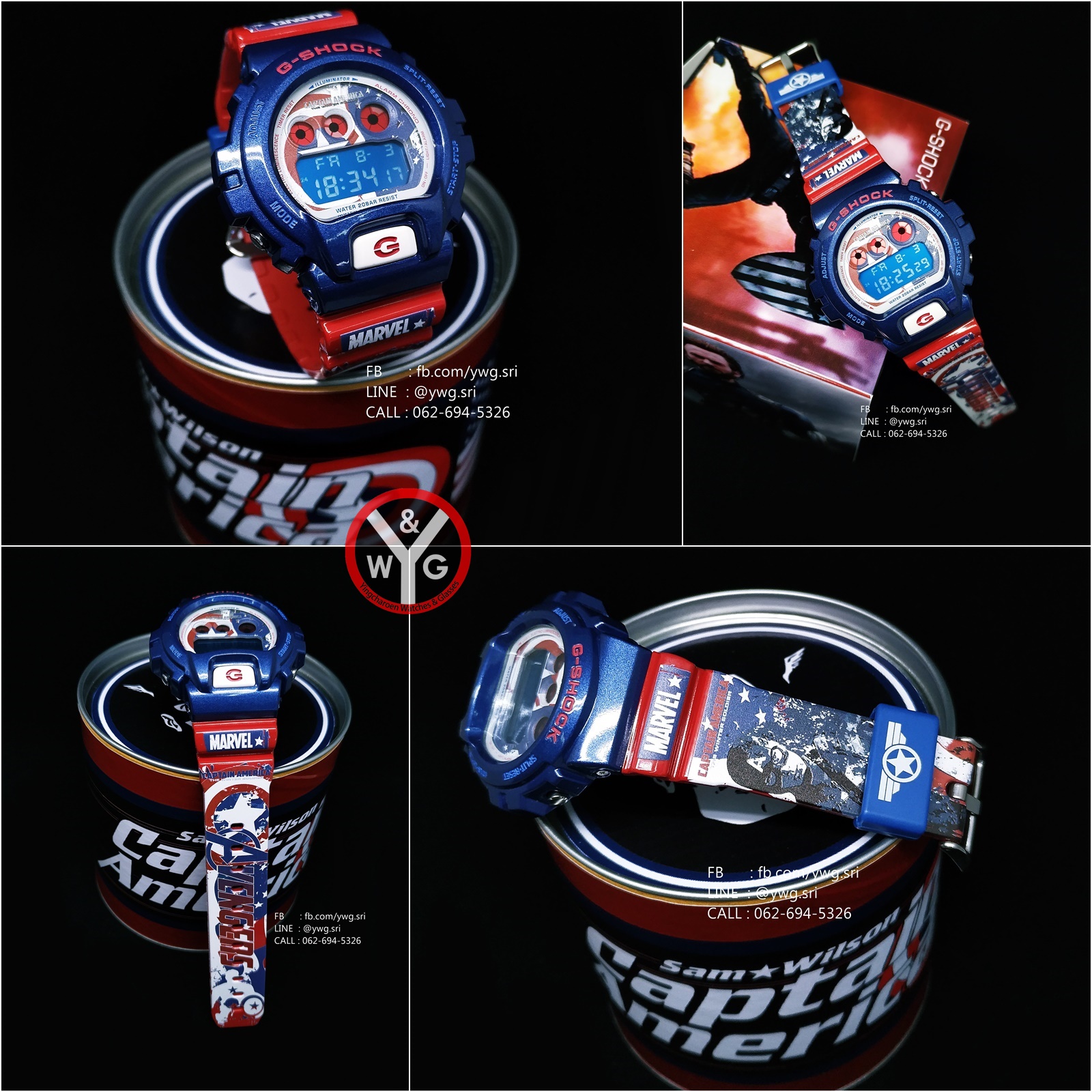 G-SHOCK CUSTOM Captain (DW-6900) Set1