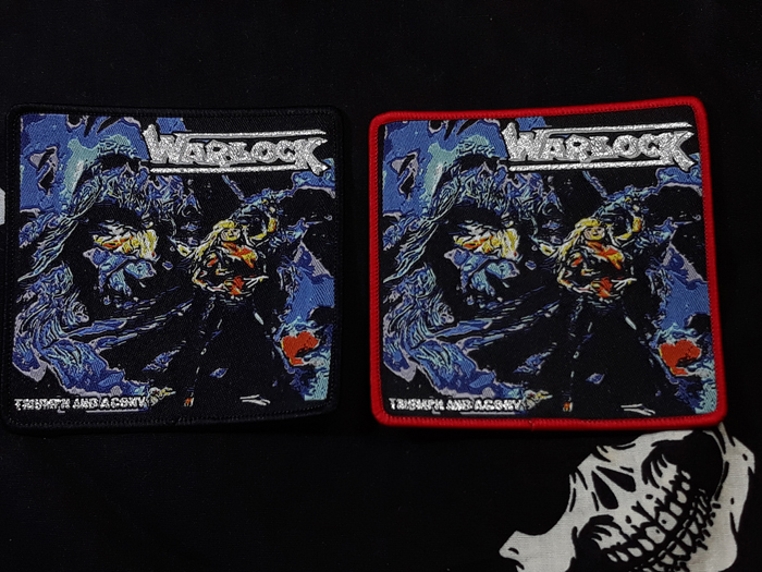 WARLOCK 'Triumph And Agony' Woven Patch (อาร์มแบบทอ)