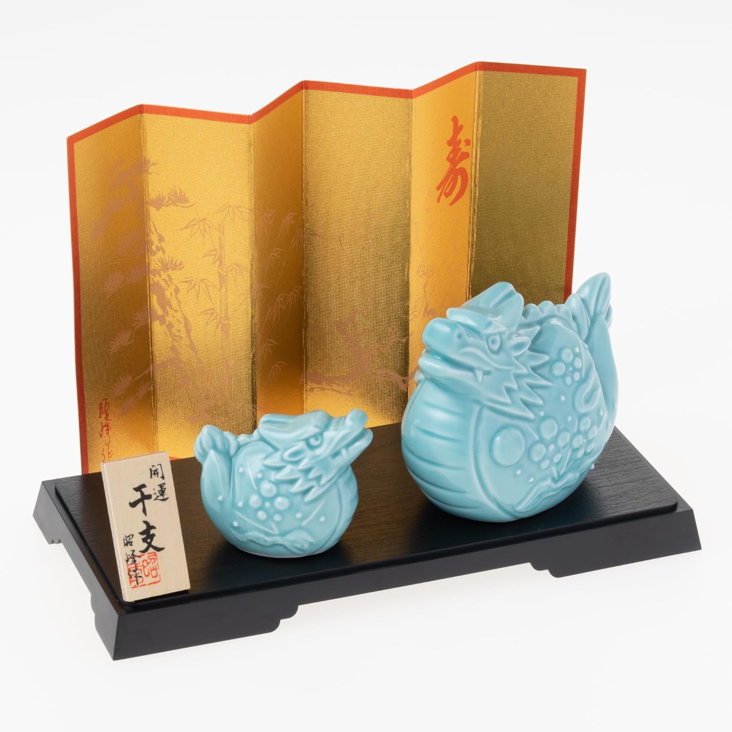 [PRE-ORDER] มังกรฟ้า เซ็ท 2 ตัว ของมงคลญี่ปุ่น ฮวงจุ้ยโต๊ะทำงาน เสริมโชคลาภ ปีมังกร นำเข้าจากญี่ปุ่น ของตกแต่ง วันตรุษจีน Blue Dragon Zodiac 2024