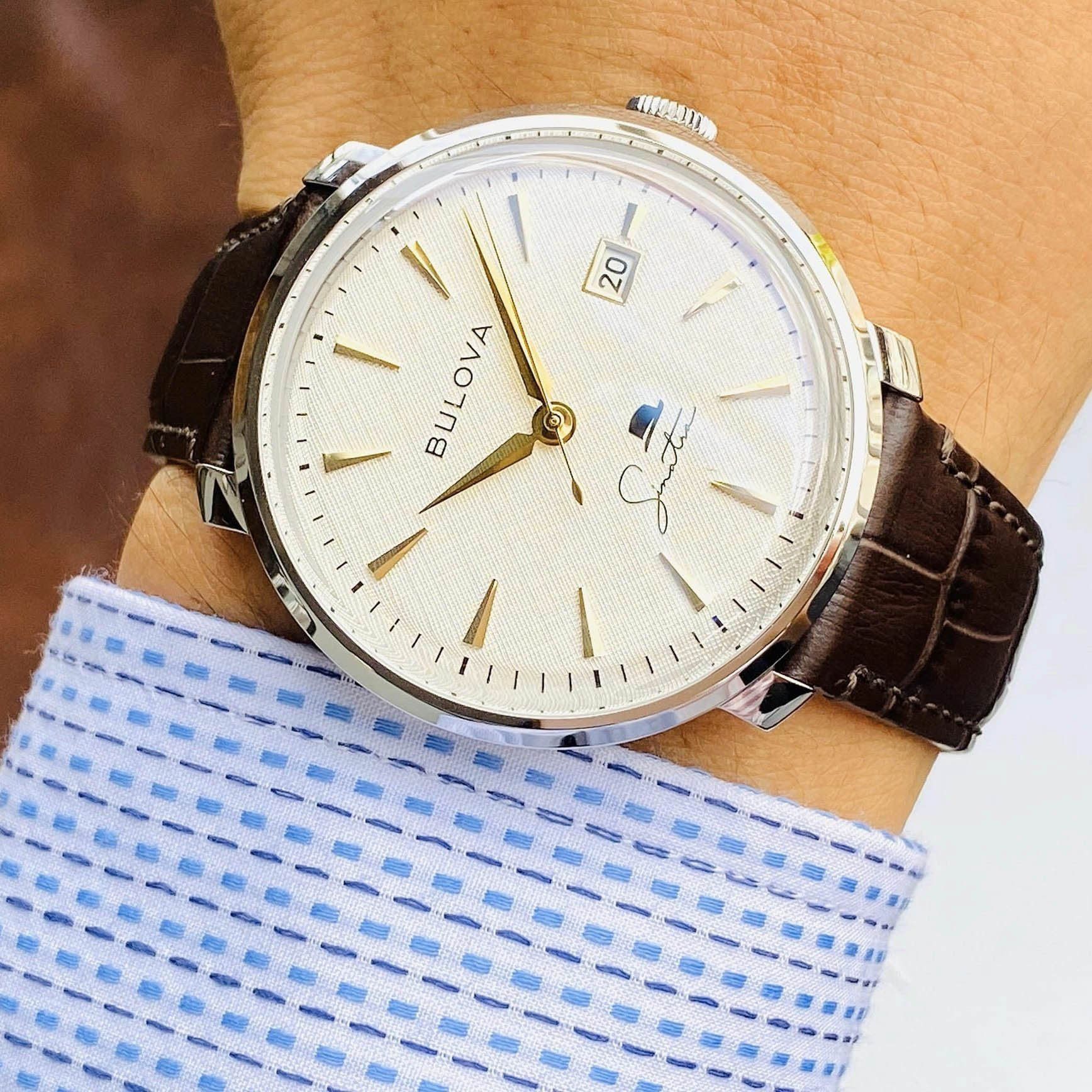 Bulova 96B359 นาฬิาผู้ชาย Frank Sinatra Automatic Men's Watch