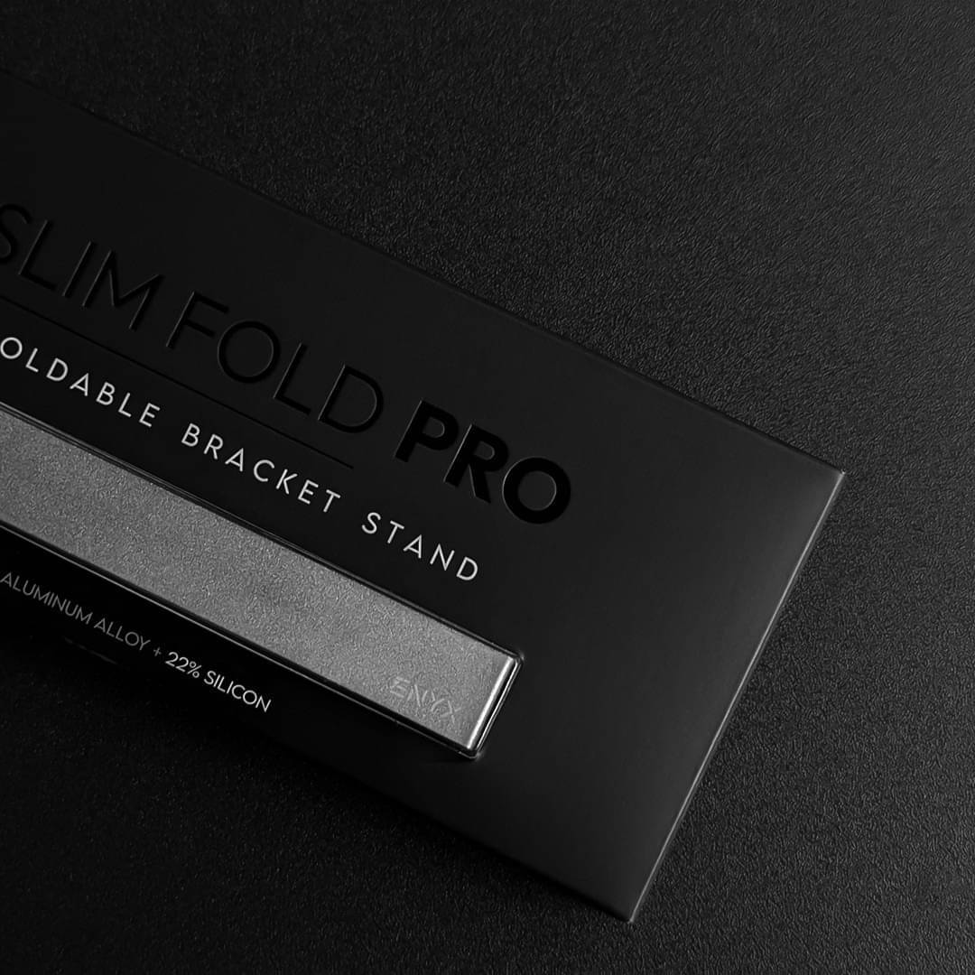 ENYX ขาตั้งโทรศัพท์มือถือ รุ่น SLIM FOLD PRO พกพา วางมือถือ วางแท็บเล็ต ทนทาน น้ำหนักเบา พับเก็บได้