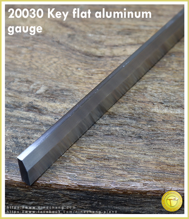 20030 Key flat aluminum gauge