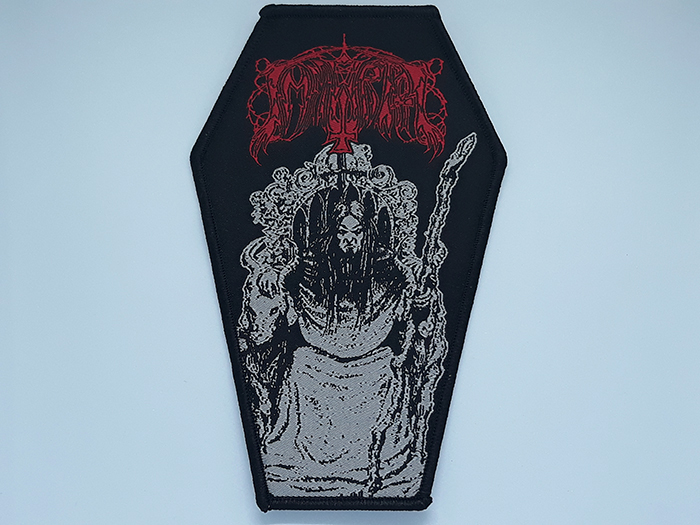 IMMORTAL 'The Witch' Woven Patch (Coffin Shape) อาร์มแบบทอ