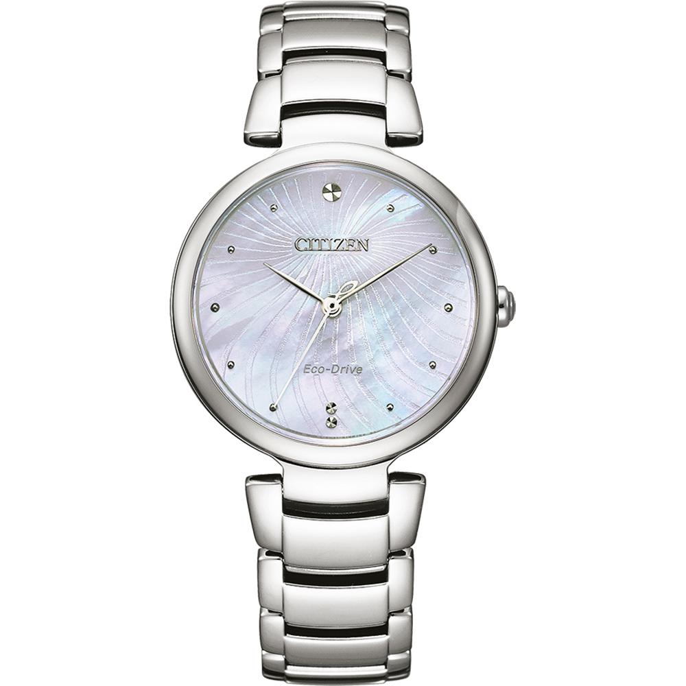 Citizen EM0850-80D นาฬิกาผู้หญิง Eco-Drive Citizen L Mother of Pearl Women's Watch