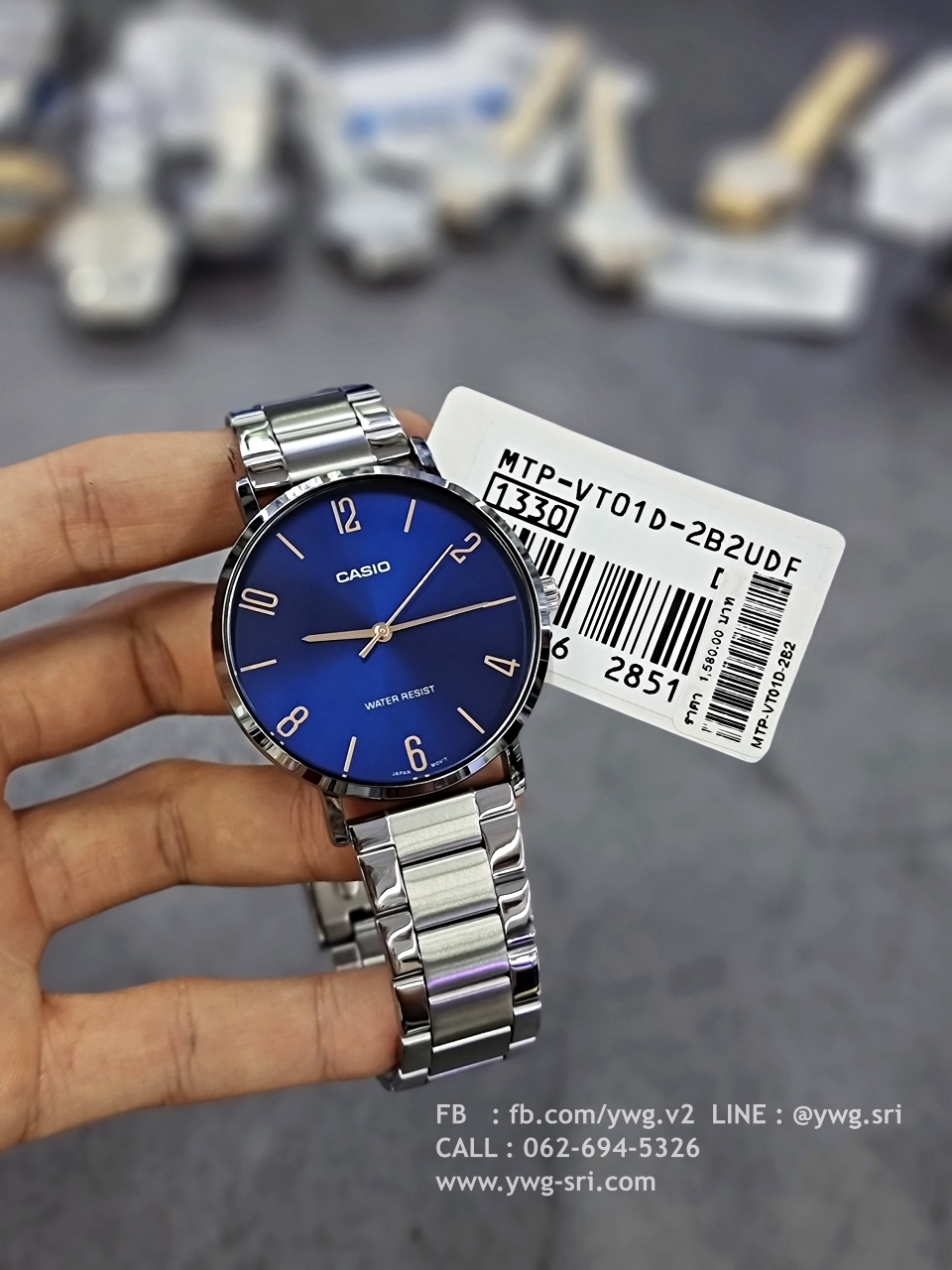 CASIO รุ่น MTP-VT01D-2B2UDF