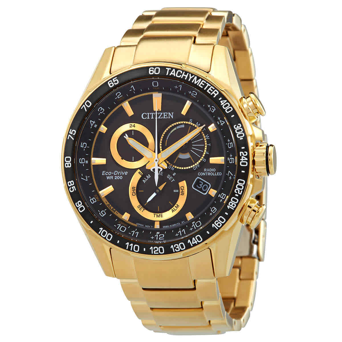 Citizen CB5912-50E นาฬิกาผู้ชาย PCAT Radio Controlled Perpetual Atomic Timekeeping Chronograph Eco-Drive Men's Watch