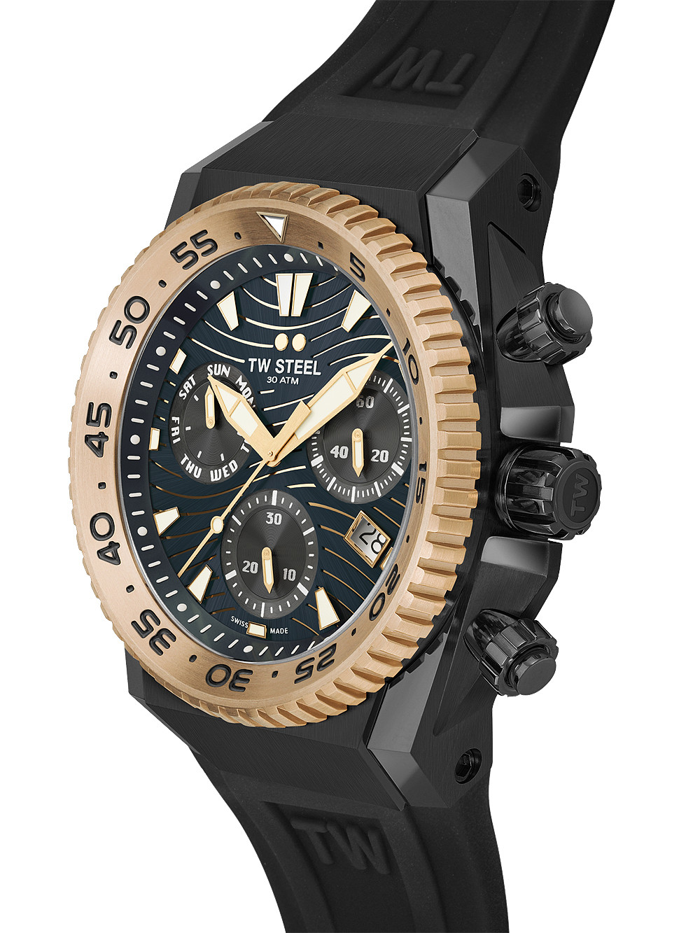 TW Steel ACE413 นาฬิกาผู้ชาย Ace Diver Chronograph Quartz Limited Edition 1000 Pcs. Men's Watch