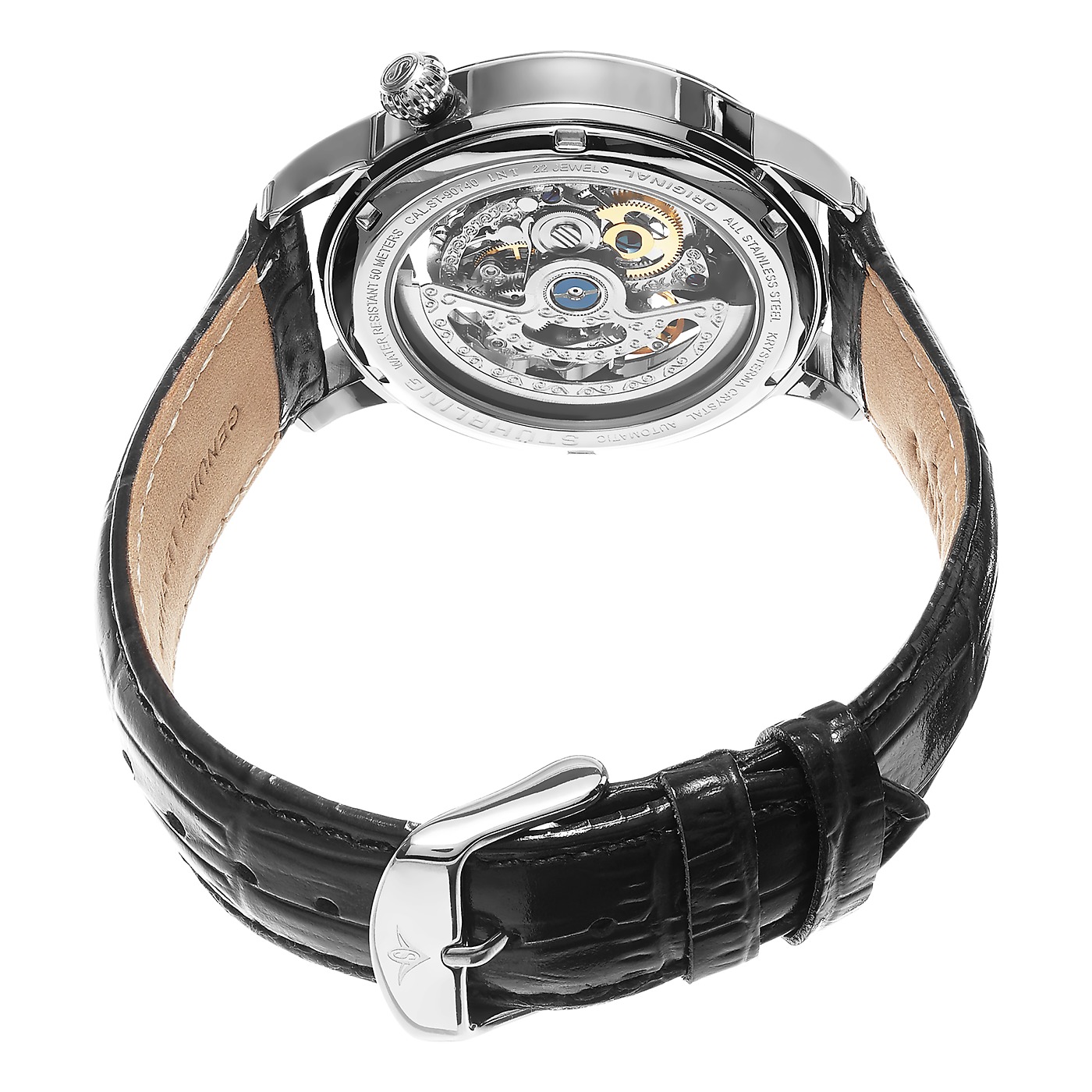 Stuhrling Original 782.02 นาฬิกาผู้ชาย Stuhrling Original รุ่น 782.02, Legacy Automatic Skeleton Men's Watch