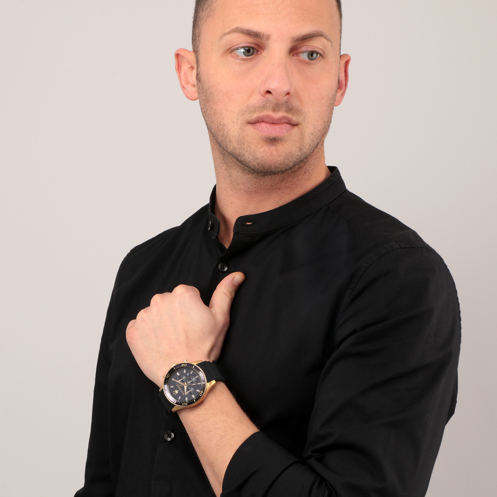 Maserati R8871640001 นาฬิกาผู้ชาย Sfida Chronograph Men's Watch