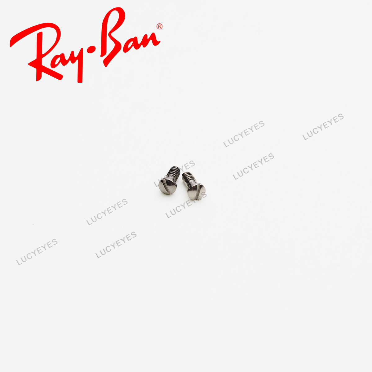 น๊อตแว่น RAYBAN แท้ 100% RX5296D สีเงิน