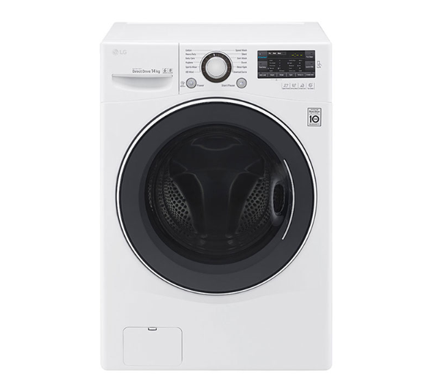 [ผ่อน0% 10ด] LG เครื่องซักผ้าฝาหน้า 14 กก. รุ่น F2514NTGW ระบบ Inverter Direct Drive (ชลบุรี ส่งฟรี)