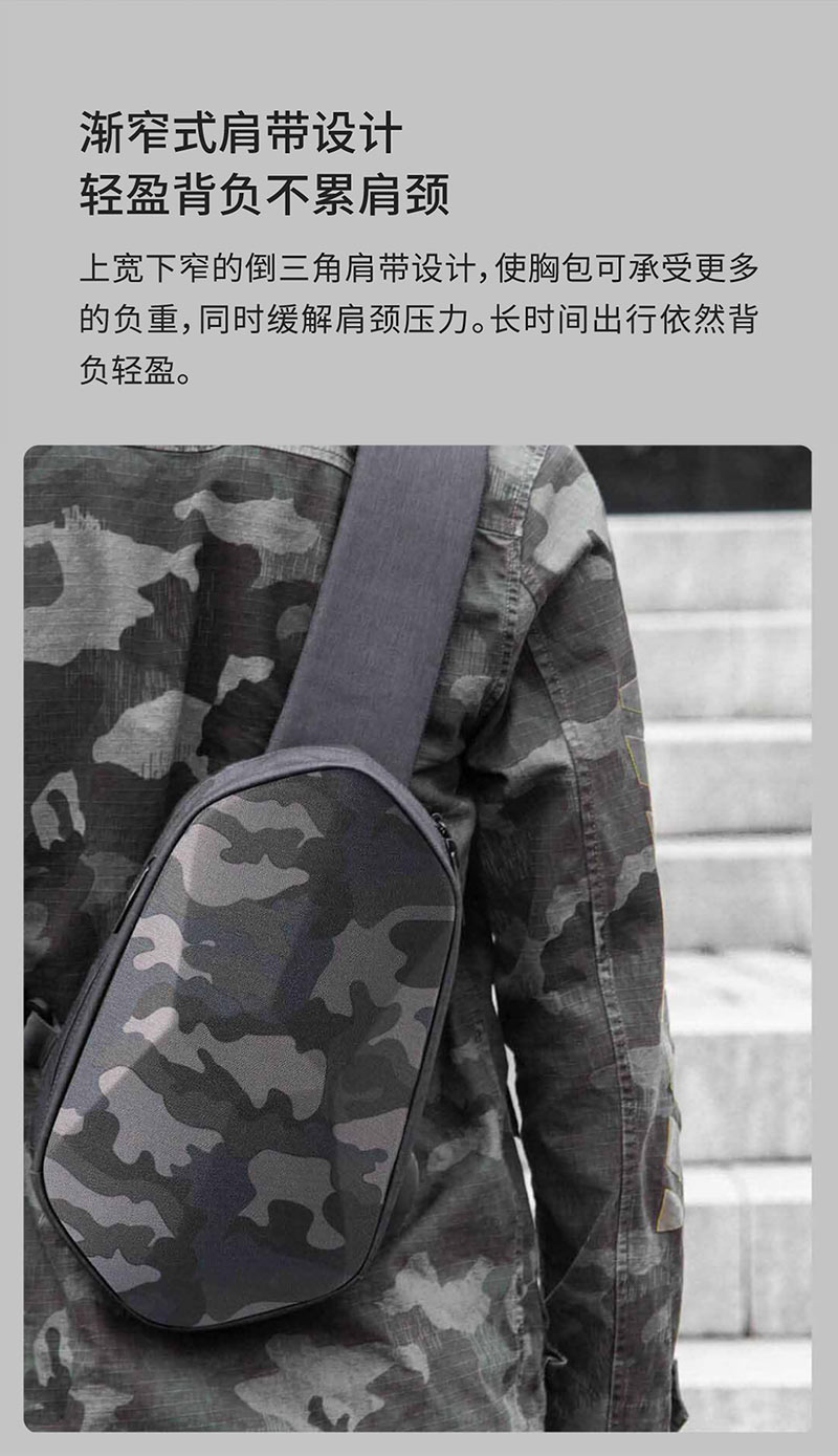 Xiaomi BEABORN Polyhedron Chest Bag - กระเป๋าสะพายข้าง BEABORN