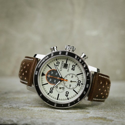 Citizen CA0649-06X นาฬิกาผู้ชาย Citizen รุ่น CA0649-06X, Brycen Chronograph Eco-Drive Men's Watch