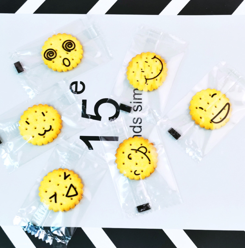 ถุงซีล ใส่ขนม คุกกี้ ลูกอม ขนาด 4.5x7.5 ซม.จำนวน 97-100 ใบ/แพ็ค