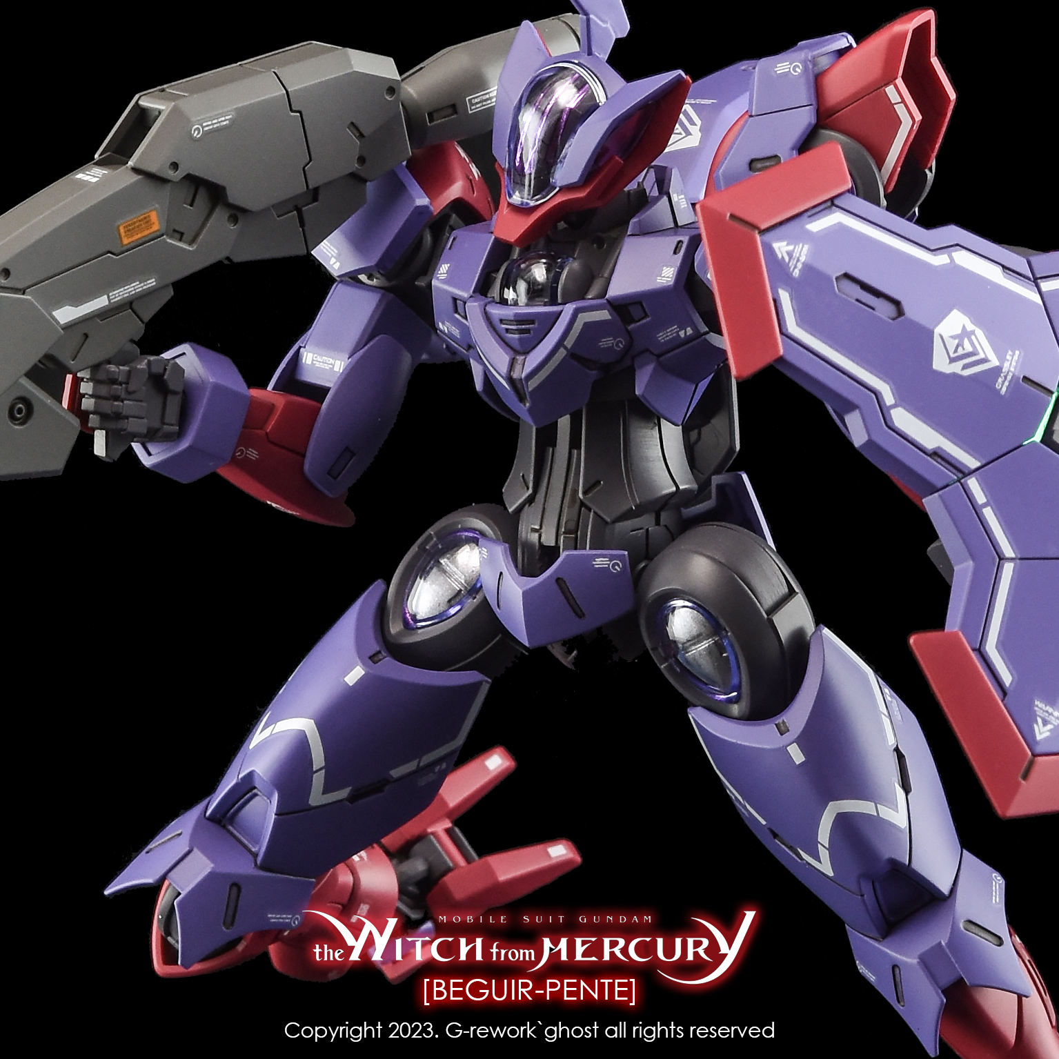G-REWORK CUSTOM DECAL HG 1/144 BEGUIR-PENTE