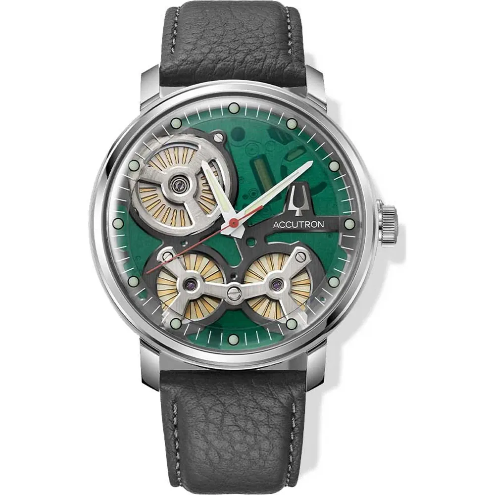 Bulova 2ES6A005 นาฬิกาผู้ชาย Accutron Spaceview Autoquartz Men's Watch