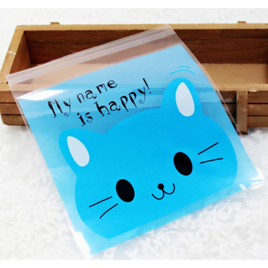 ถุงคุ๊กกี้ ฝากาว ขนาด 10×10 ซม. จำนวน 95-100 ชิ้นต่อแพ็ค ชุดที่ 5/6