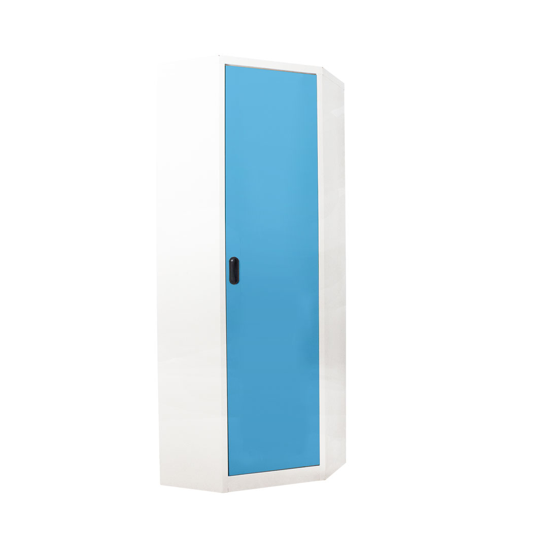 ตู้หนังสือเข้ามุม KIOSK บานเปิดทึบ